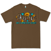 Cacao auntie like a mom only cooler Premium Tee - OliviaCreatesArt