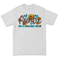 Dove Grey auntie like a mom only cooler Premium Tee - OliviaCreatesArt