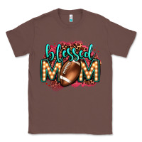 Chestnut blessed american football mom lightbulb letters Classic Tee - OliviaCreatesArt