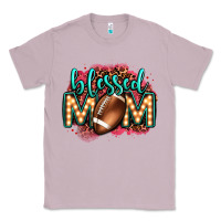 Lilac blessed american football mom lightbulb letters Classic Tee - OliviaCreatesArt