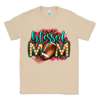 Mushroom blessed american football mom lightbulb letters Classic Tee - OliviaCreatesArt