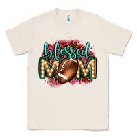 Natural blessed american football mom lightbulb letters Classic Tee - OliviaCreatesArt