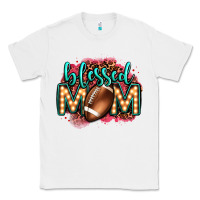 White blessed american football mom lightbulb letters Classic Tee - OliviaCreatesArt