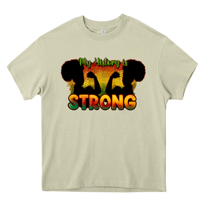 My History Is Strong Heavy Core Tee by HowdyJamesFarm | Teevron