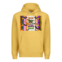 Antique Gold Trick rawr treat kids bottle Premium Hoodie - Artiststas