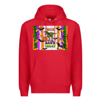 Red Trick rawr treat kids bottle Premium Hoodie - Artiststas