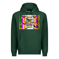 Sports Green Trick rawr treat kids bottle Premium Hoodie - Artiststas