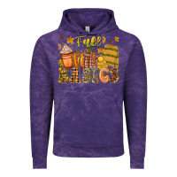 Cloud Purple Fall Basics Vintage Hoodie - CowhideDigitalArt