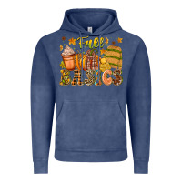 Vintage Denim Fall Basics Vintage Hoodie - CowhideDigitalArt