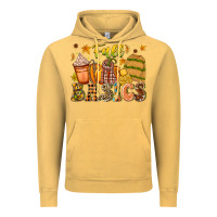 Vintage Mustard Fall Basics Vintage Hoodie - CowhideDigitalArt