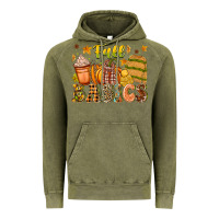 Vintage Olive Fall Basics Vintage Hoodie - CowhideDigitalArt