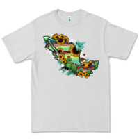 Dove Grey Mexico Map Premium Tee - RanaPortraitStore