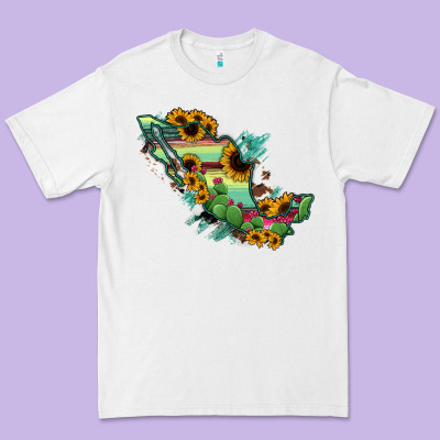 Mexico Map Premium Tee Designed By Ranaportraitstore