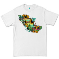 White Mexico Map Premium Tee - RanaPortraitStore