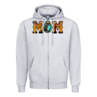 Heather Grey 4 mom Zipper Hoodie - JahusDesignShop