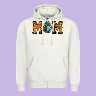 4 Mom Zipper Hoodie Designed By Jahusdesignshop
