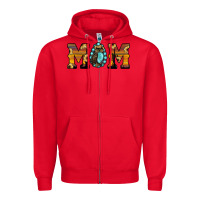 Red 4 mom Zipper Hoodie - JahusDesignShop