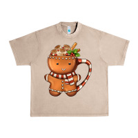 French Oak Gingerbread Cookie Man Hot Cocoa Coffee Urban Heavy Tee - FaDigitalArtStudio