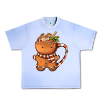 Grape Ice Gingerbread Cookie Man Hot Cocoa Coffee Urban Heavy Tee - FaDigitalArtStudio