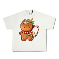 Pistachio Gingerbread Cookie Man Hot Cocoa Coffee Urban Heavy Tee - FaDigitalArtStudio
