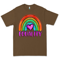 Cacao equality rainbow Premium Tee - OliviaCreatesArt