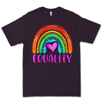 Plum equality rainbow Premium Tee - OliviaCreatesArt