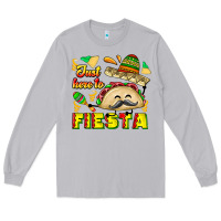 Moon Dust Just Here To Fiesta Long Sleeve Tee - CowhideDigitalArt