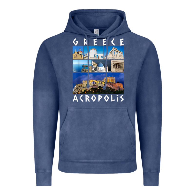 Greece Acropolis Famous Sights Gallery Traveler Souvenir T Shirt Vintage Hoodie by baoMotion | Teevron