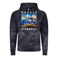 Cloud Black greece acropolis famous sights gallery traveler souvenir t shirt Vintage Hoodie - baoMotion