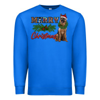 True Royal merry christmas german shepherd Premium Sweatshirt - RanaPortraitStore