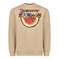 Mushroom summer vibes Heavyweight Sweatshirt - JahusDesignShop