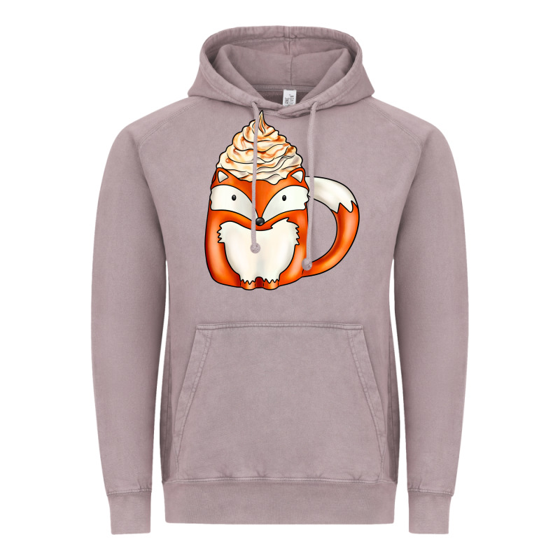 Coffee Cups Animal Vintage Hoodie by CowhideDigitalArt | Teevron