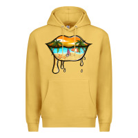 Antique Gold beach lips Premium Hoodie - Jasminsmagicworld