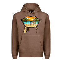 Chestnut beach lips Premium Hoodie - Jasminsmagicworld