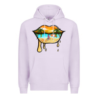 Lilac beach lips Premium Hoodie - Jasminsmagicworld