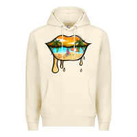 Sandshell beach lips Premium Hoodie - Jasminsmagicworld