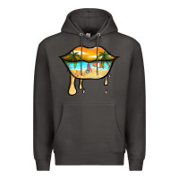 Smoke beach lips Premium Hoodie - Jasminsmagicworld