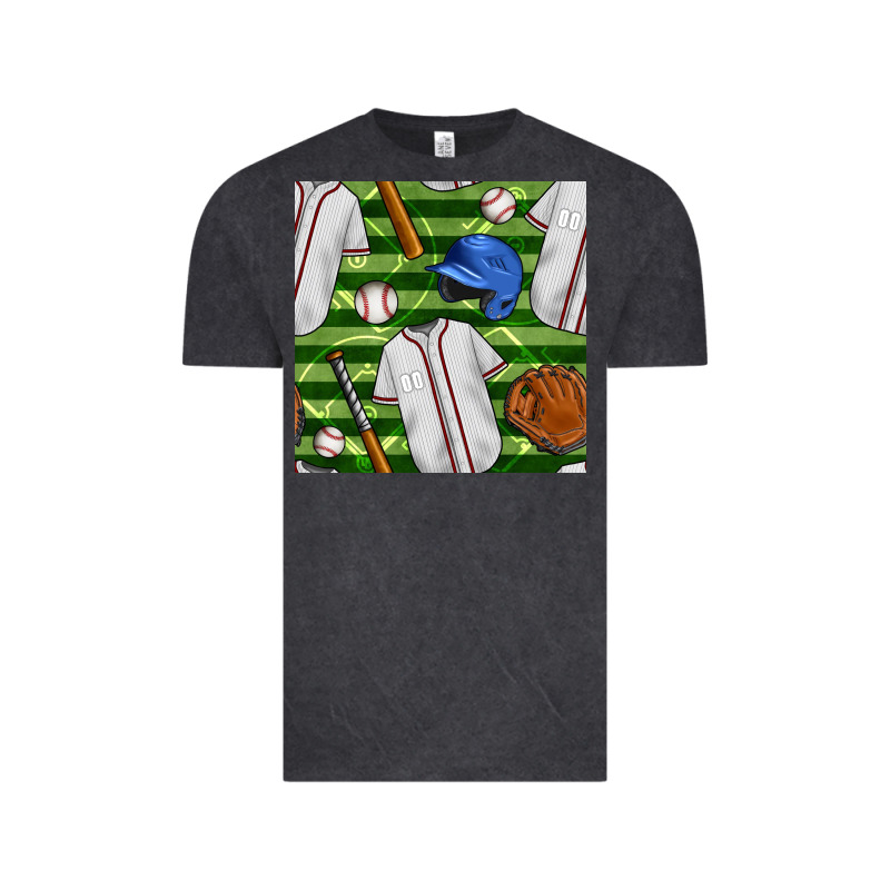 Baseball Uniform And Field Seamless Pattern Vintage Tee by BundleAndBundleShop | Teevron