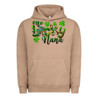 Pigment Burro St. Patrick's Day One Lucky Nana Urban Hoodie - RanaPortraitStore