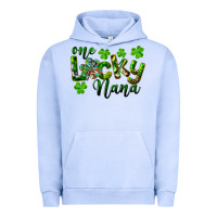 Pigment Grape Ice St. Patrick's Day One Lucky Nana Urban Hoodie - RanaPortraitStore