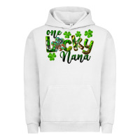 Pigment Lunar Rock St. Patrick's Day One Lucky Nana Urban Hoodie - RanaPortraitStore