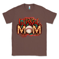 Chestnut blessed baseball mom lightbulb letters Classic Tee - OliviaCreatesArt