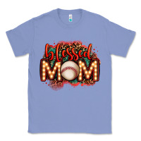 Colony Blue blessed baseball mom lightbulb letters Classic Tee - OliviaCreatesArt