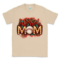 Mushroom blessed baseball mom lightbulb letters Classic Tee - OliviaCreatesArt