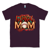 Plum blessed baseball mom lightbulb letters Classic Tee - OliviaCreatesArt