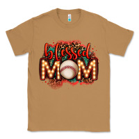 Toasted Coconut blessed baseball mom lightbulb letters Classic Tee - OliviaCreatesArt