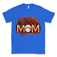 True Royal blessed baseball mom lightbulb letters Classic Tee - OliviaCreatesArt