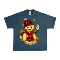 Midnight Navy Softball Christmas With Hat And Glove Urban Heavy Tee - FaDigitalArtStudio