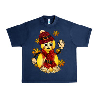 Navy Softball Christmas With Hat And Glove Urban Heavy Tee - FaDigitalArtStudio