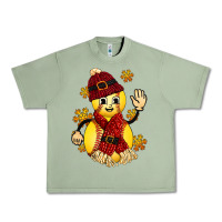 Oil Green Softball Christmas With Hat And Glove Urban Heavy Tee - FaDigitalArtStudio